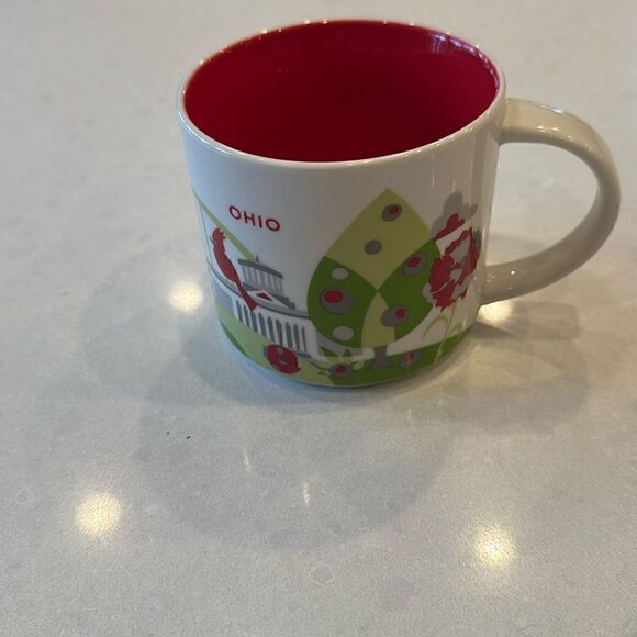 Starbucks Other - Starbucks Ohio, 2017 you are here coffee cup excellent condition, cardinals fun!